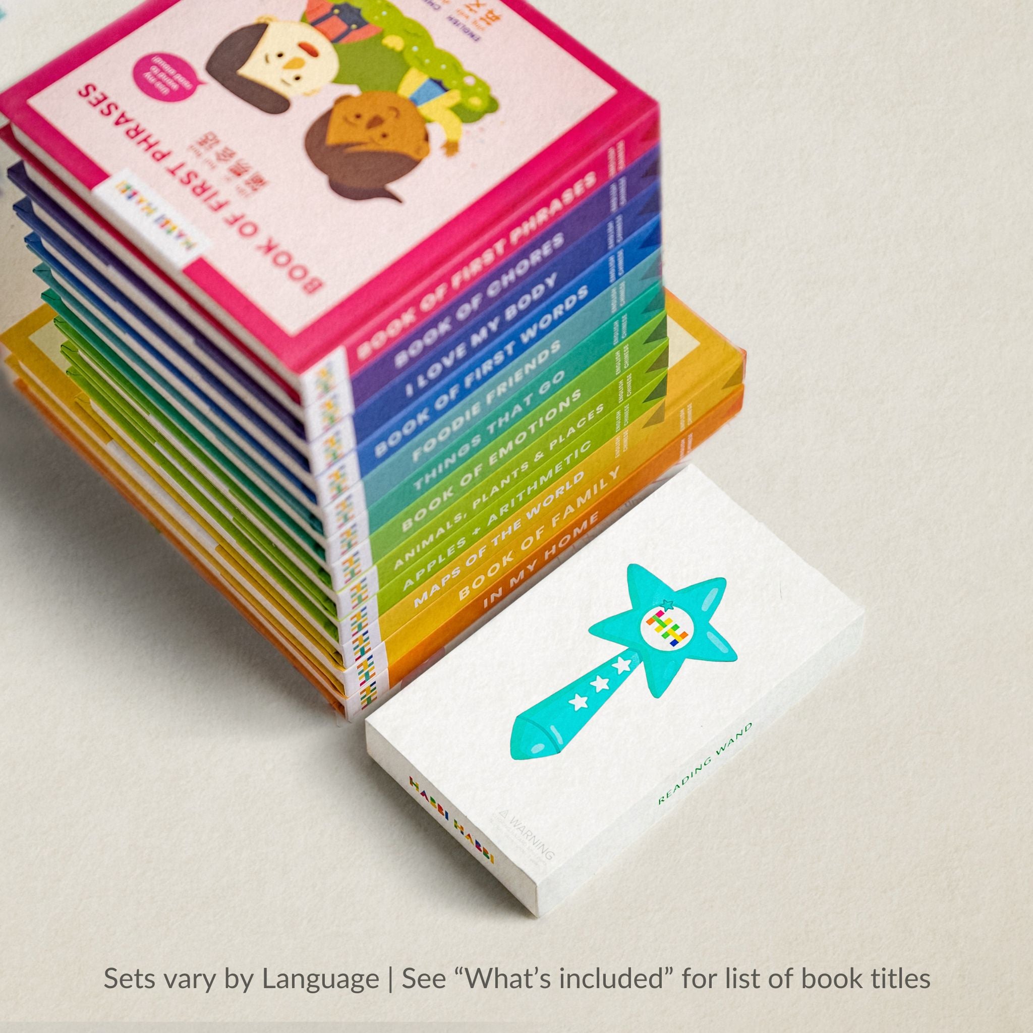 ビューティワールドⅡ・NEWバンビ物語 Words & Phrases Set | Habbi Habbi Bilingual Books for Kids
