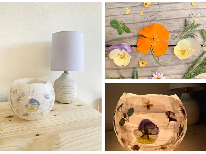 Chinese flower paper lantern
