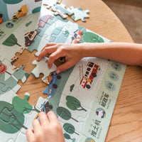 ZERO WASTE: Cars & Trucks Bilingual Puzzle