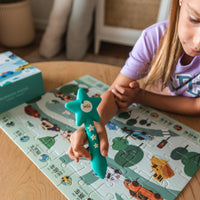 ZERO WASTE: Cars & Trucks Bilingual Puzzle