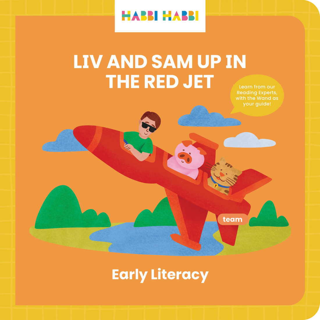 Liv and Sam Up in the Red Jet A Decodable Story