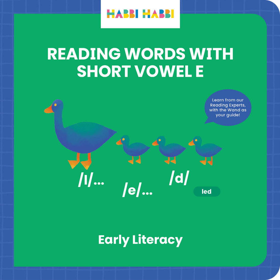 Reading Words with Short Vowel E