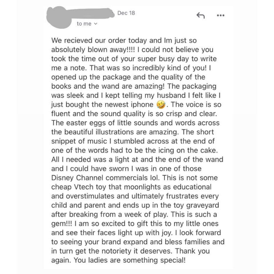 Customer review