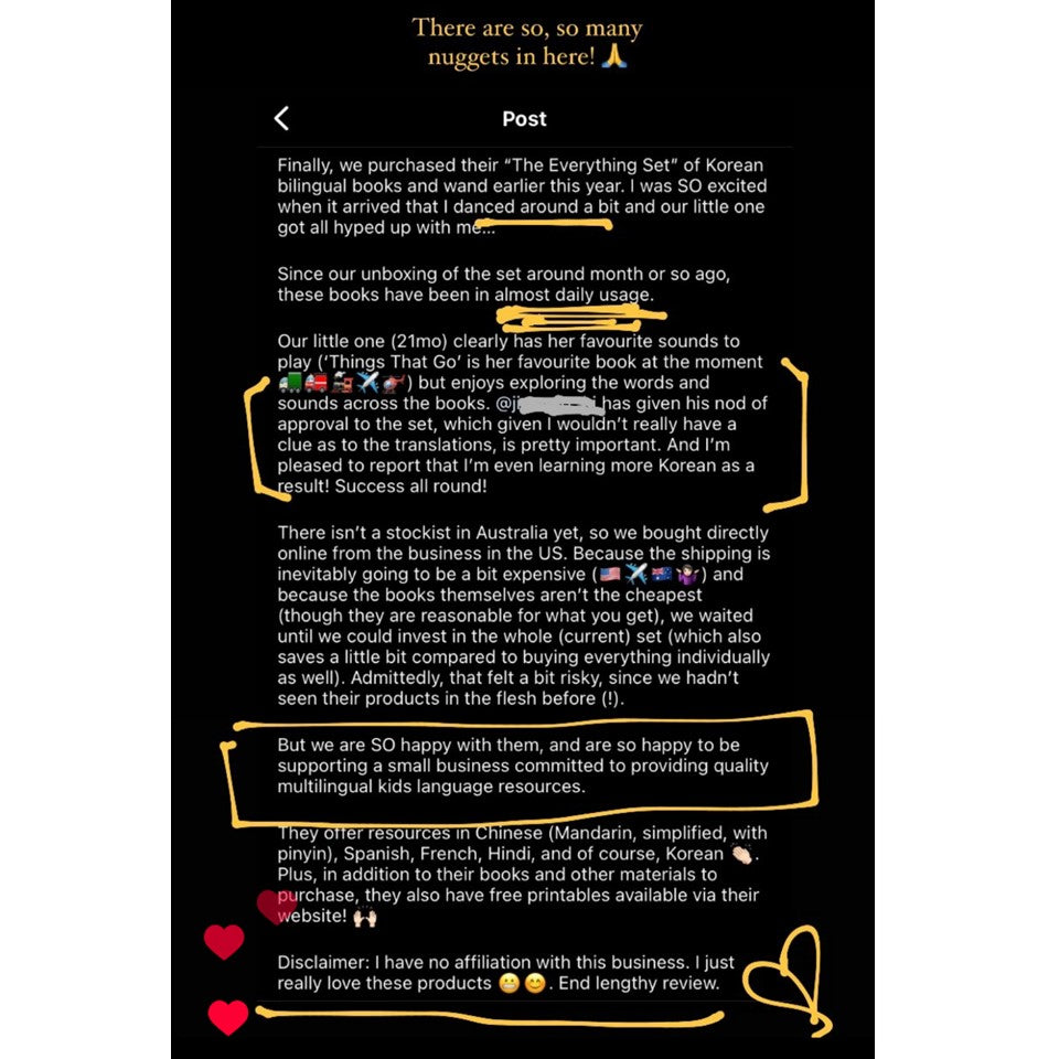 Customer review