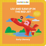 Decodable Story - Liv and Sam Up in the Red Jet