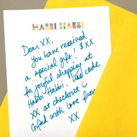 $20 Habbi Habbi Gift Card