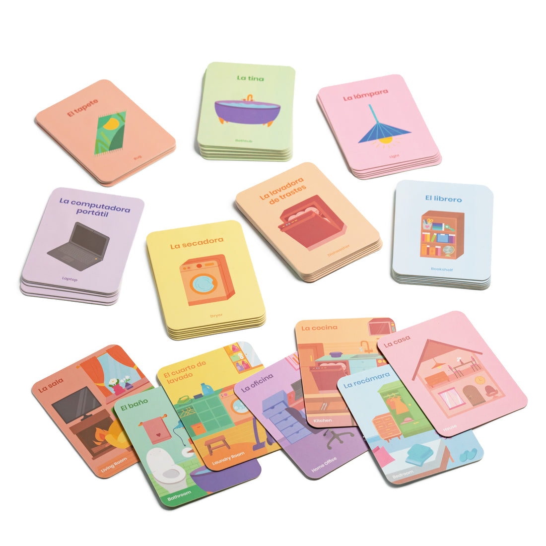 Home Vocabulary Bilingual Flashcards