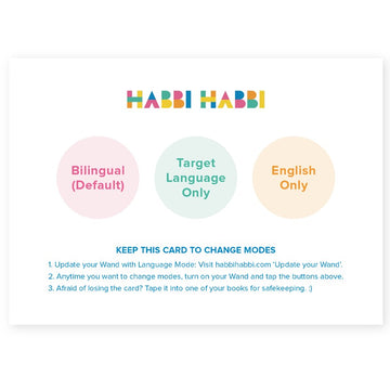 Language Mode Card